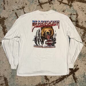 2008 Harley Davidson Beartooth Longsleeve Shirt Size 2XL Coast to Coast